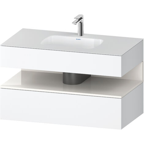 Lavabo empotrado Duravit Collection One con base de lavabo