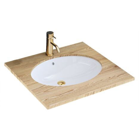LAVABO EMPOTRADO REA NEL BLANCO