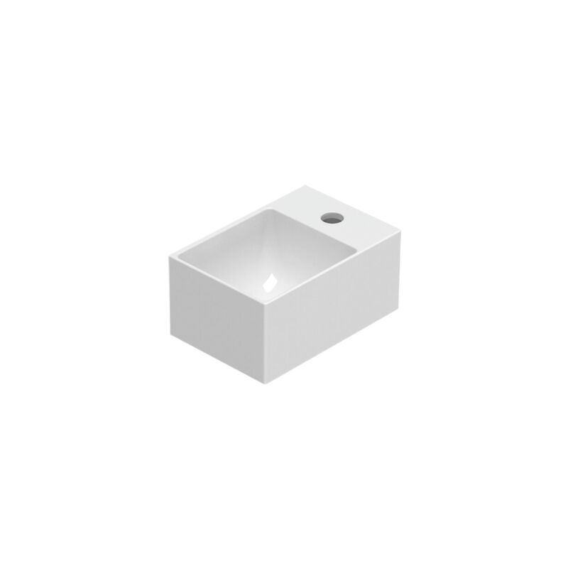 Ceramica Globo - Lavabo en céramique 30x20 cm Globo t-edge B6R30BI Blanc - Céramique