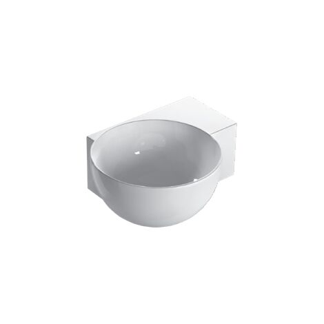 Lavabo en céramique 40x32 h16 cm Globo T-EDGE Le Ciotole TE040BI  Blanc - Céramique