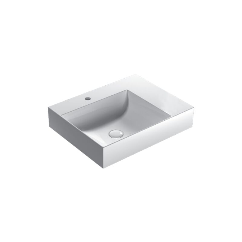 Ceramica Globo - Lavabo en céramique 60x47 cm Globo t-edge Le Lastre B6R60SBI Blanc - Céramique