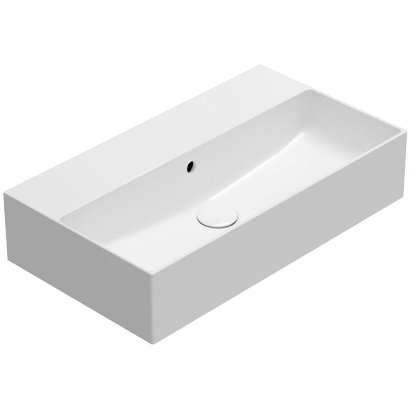 Ceramica Globo - Lavabo en céramique 65x37 cm Globo t-edge IN066BI Blanc - Céramique
