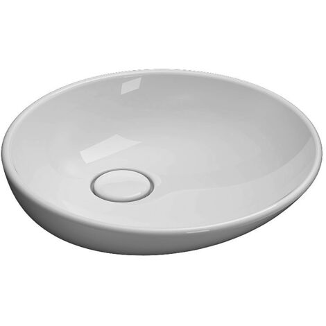 Lavabo en céramique à poser Ø50 cm Globo Free LAT50BI  Blanc - Céramique