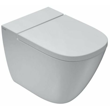 Lavabo en céramique à poser 58x37 cm Globo Stockholm LA001BI  Blanc - Céramique - Standard