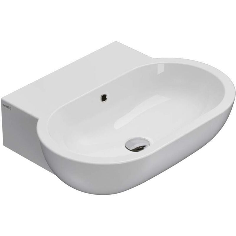 Ceramica Globo - Lavabo en céramique 60x46 cm Globo Bowl SC061BI Blanc - Céramique