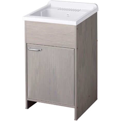 Lavabo en PVC en KIT 45X50 pour Intérieur/Extérieur chêne
