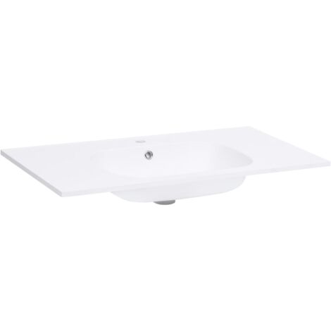 vidaXL Lavabo Encastré Vasque Lave-mains Salle de Bain Plusieurs Dimenions