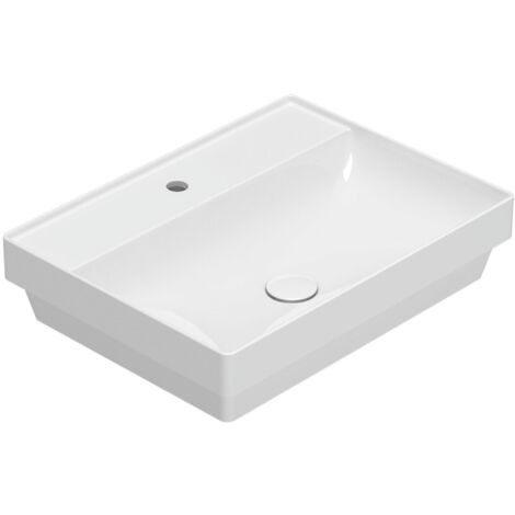 Lavabo encastré en céramique 61x46 cm Globo T-EDGE B6R62BI  Blanc - Céramique