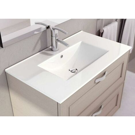 LAVABO ENCIMERA ENCASTRADO PARA MUEBLE DE CERÁMICA MODELO THIN DE ART&BATH