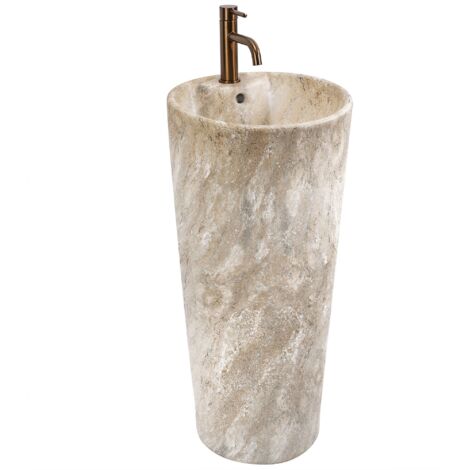 LAVABO EXENTO REA BLANKA SAVANA MATT BEIGE