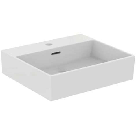 Lavabo EXTRA 500x450x150mm bianco monoforo, con troppopieno IDEAL STANDARD