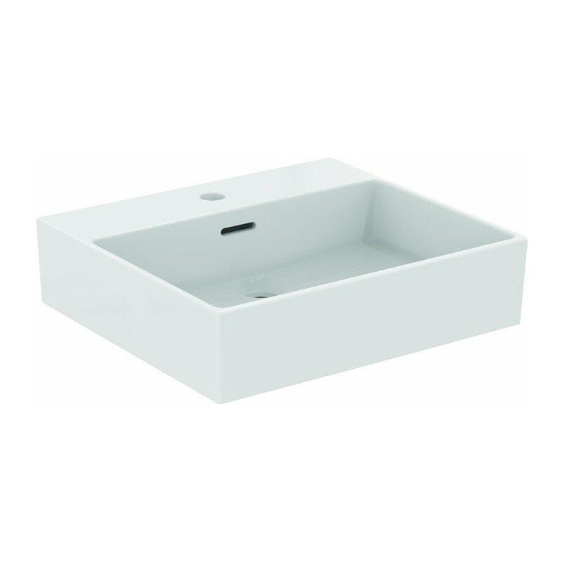 

Lavabo EXTRA 500x450x150mm blanco con Plus 1 orificio para grifería, con rebosadero STANDARD - Ideal