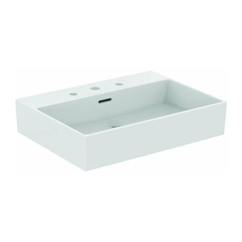 

Lavabo EXTRA 600x450x150mm blanco 3 orificios para grifería, con rebosadero IDEAL STANDARD