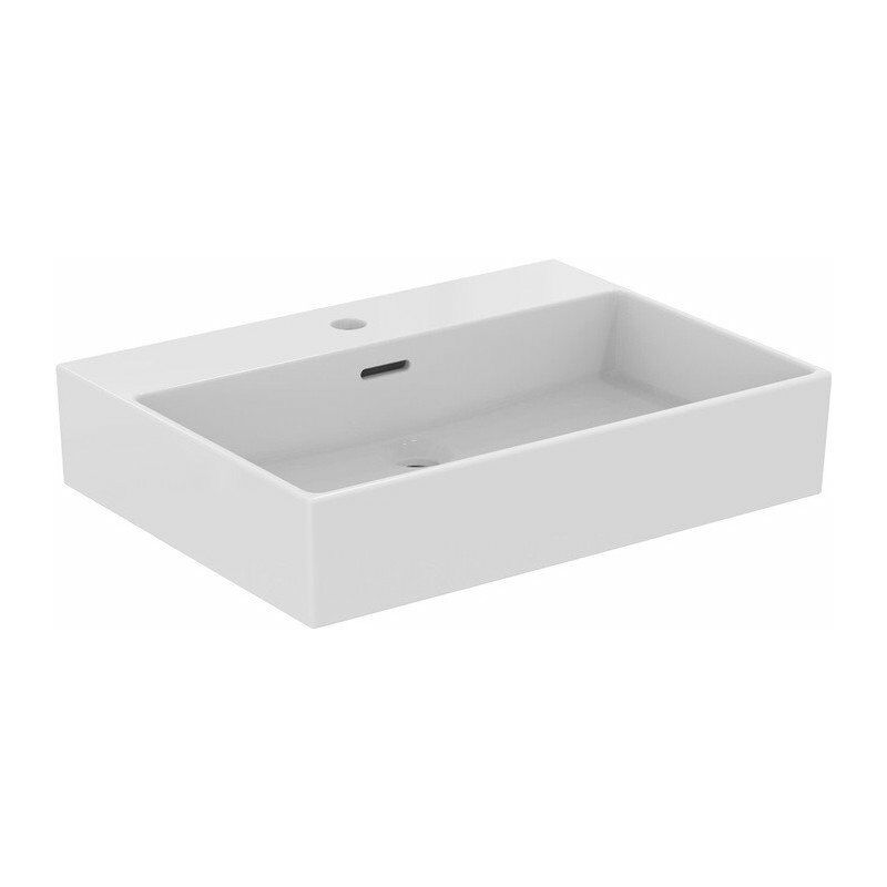 

Lavabo EXTRA 600x450x150mm blanco con IdealPlus 1 orificio para grifería, con rebosadero IDEAL STANDARD
