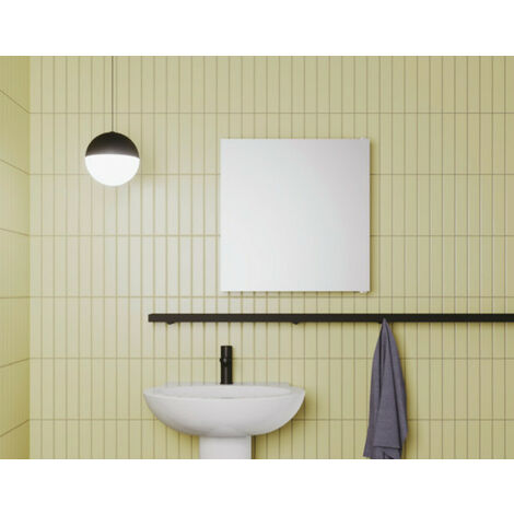 Lavabo Fast sospeso/su colonna 60x51 semicircolare monoforo in