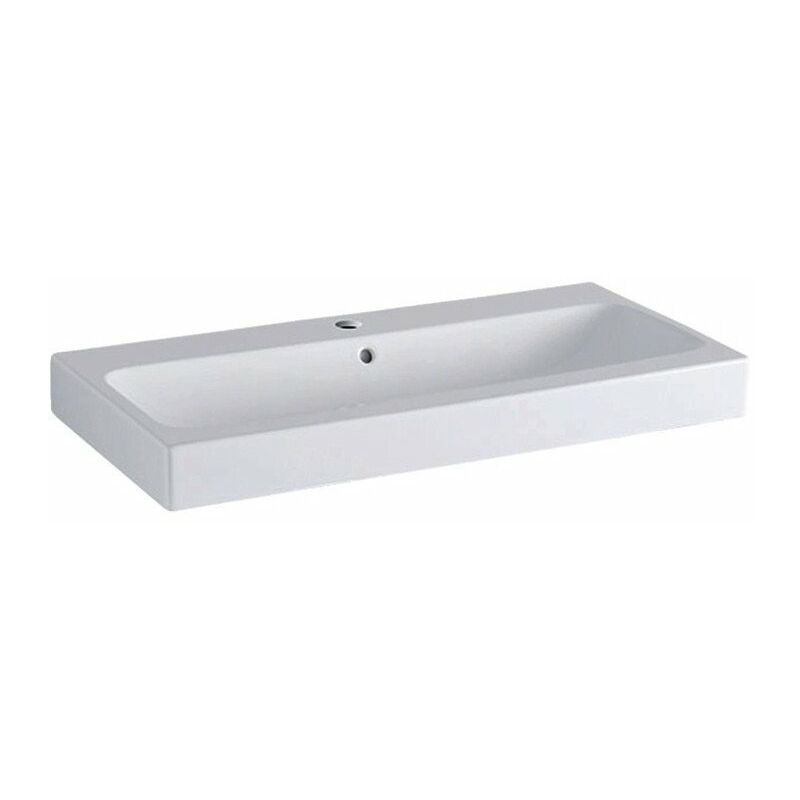

Lavabo Geberit iCon con orificio para grifería con ÜL 900x485mm blanco KT