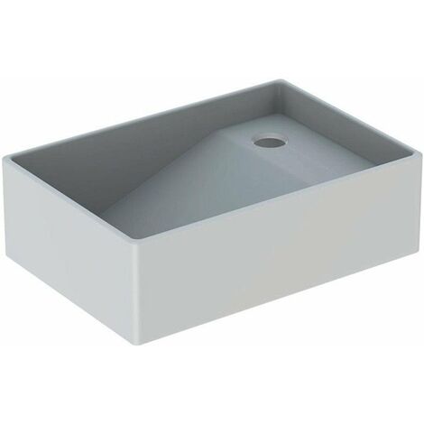 Lavabo Geberit in gesso bianco parte superiore 780x515mm