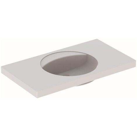 Lavabo Geberit PRECIOSA 1000x550mm sans trou de robinetterie sans trop plein we