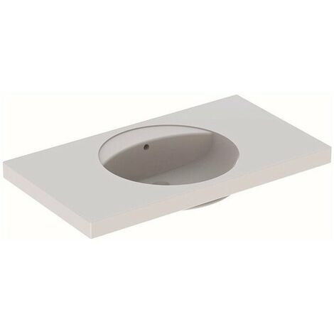 Lavabo Geberit PRECIOSA 1000x550mm senza foro rubinetto con troppopieno we