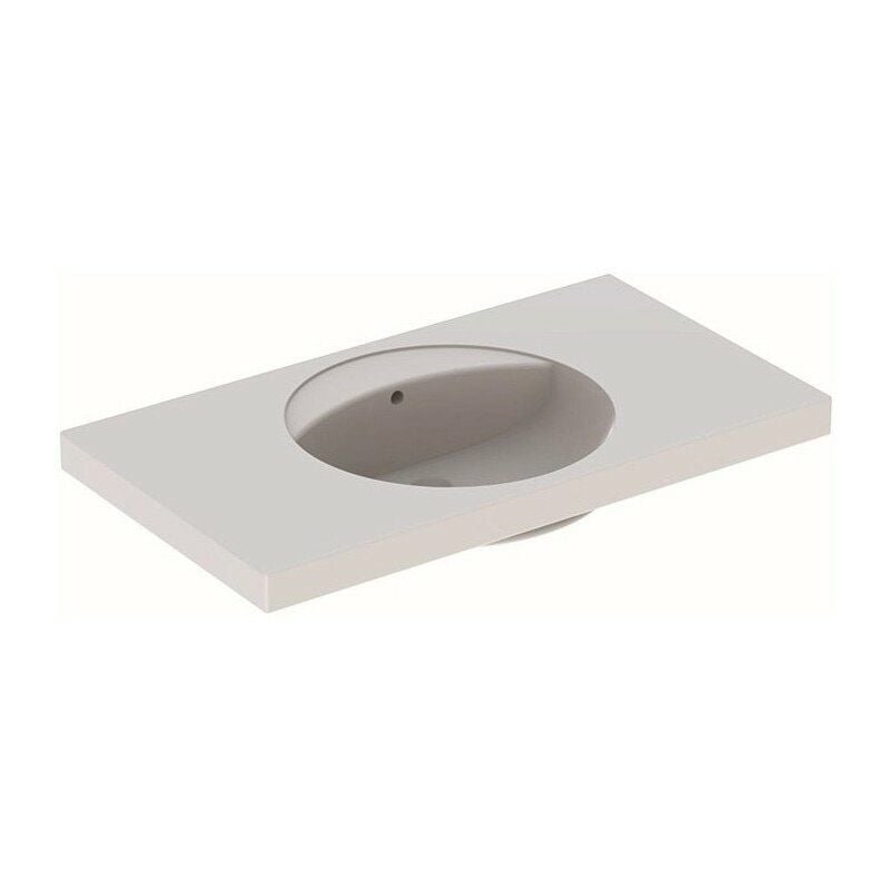 

Lavabo Geberit PRECIOSA 1000x550mm sin orificio para grifería con rebosadero blanco KT