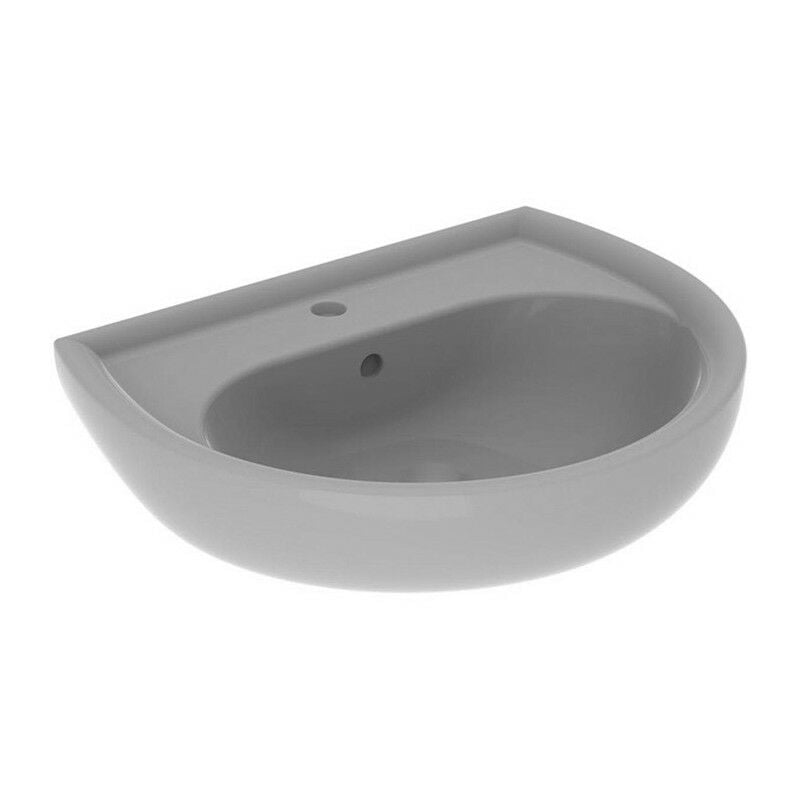 Lavabo Geberit renova 600x490mm avec trou pour robinet avec trop-plein bahamabeige