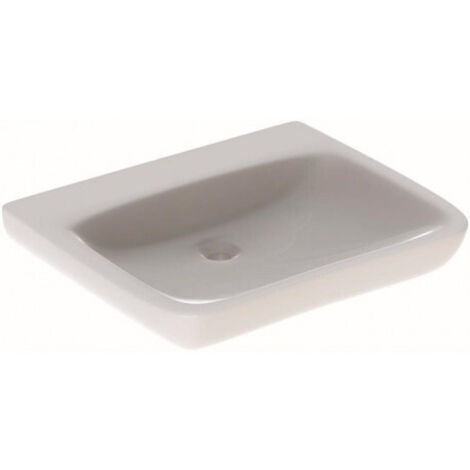 Lavabo Geberit Renova Comfort adapté PMR 65x55cm ss trou rob. ss trop-plein - GEBERIT 500.914.00.1