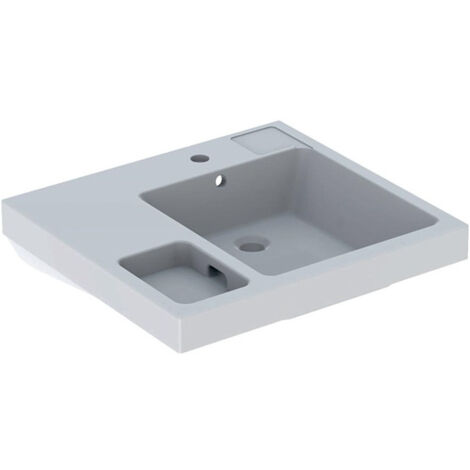 Lavabo Geberit Schule 600x550mm avec trou pour robinet we