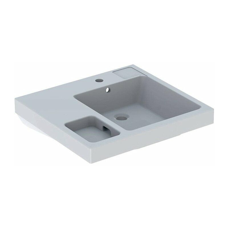 

Lavabo Geberit Schule 600x550mm con orificio para grifería blanco KT