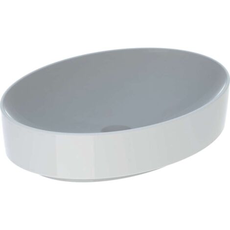 Lavabo Geberit VariForm Countertop oval, 550x400mm, sin agujero