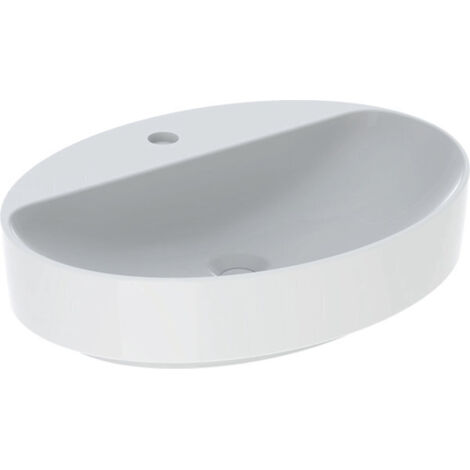 Lavabo Geberit VariForm Countertop oval, 600x450mm, con agujero