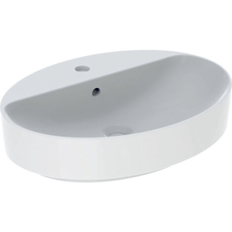 Lavabo Geberit VariForm Countertop oval, 600x450mm, con agujero