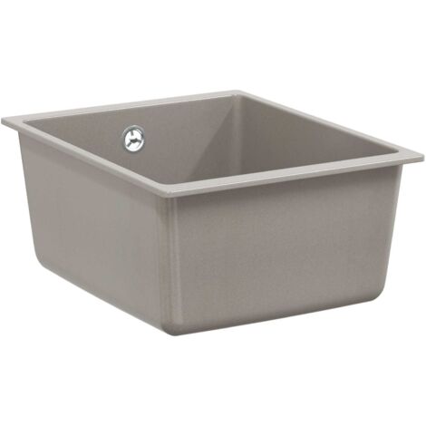 Lavabo Gris 370 x 460 mm 80% Cuarzo y 20% Resina