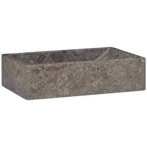 Lavabo Gris 45x30x12 cm Marbre