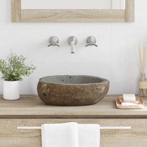 Lavabo Gris claro (30-37) x (25-30) x 12 cm Piedra del Río