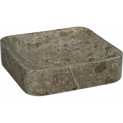 Lavabo gris mármol 40x40x10 cm
