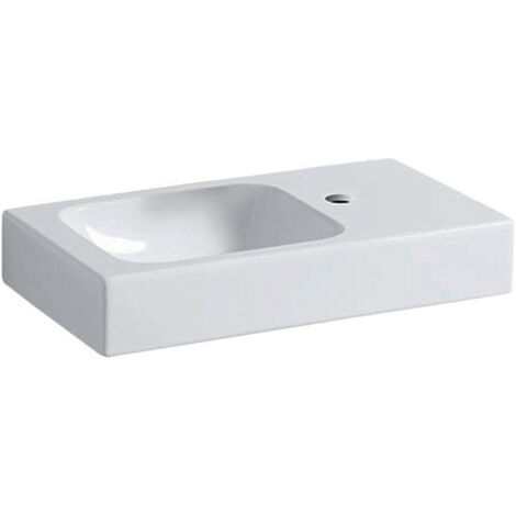 Lavabo iCon 530 x 310 mm blanc étagère à droite