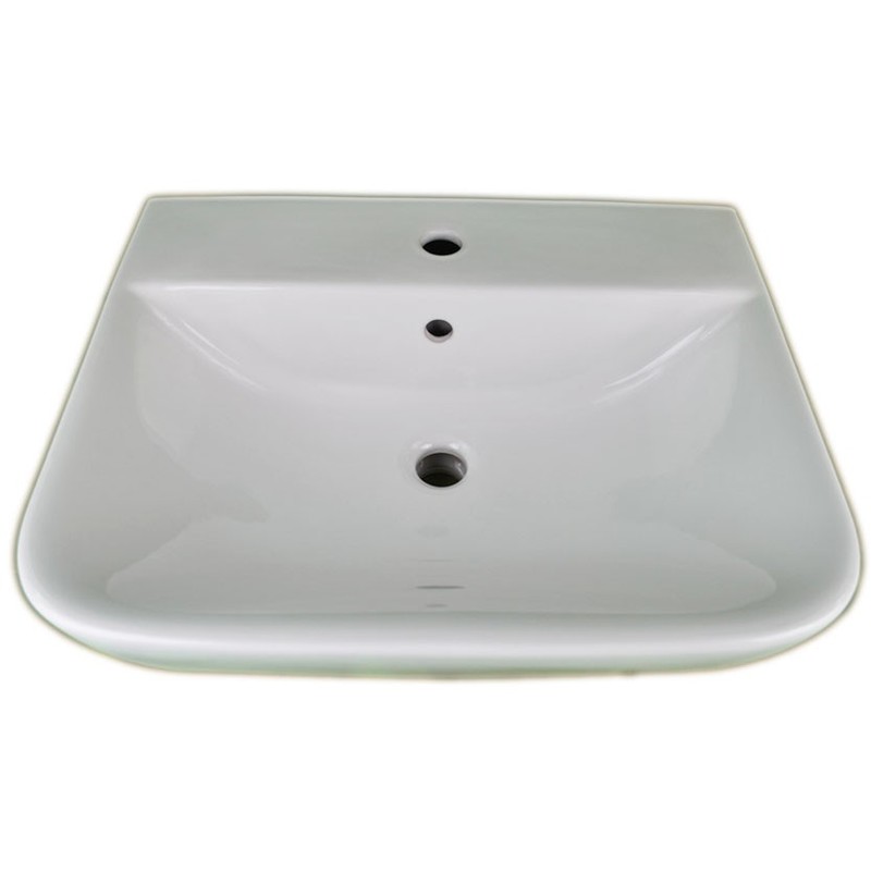 Lavello In Ceramica Per Cucina Da Appoggio.Lavabo In Ceramica Grohe Da Appoggio Con Foro Per Miscelatore 123686