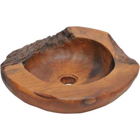 Lavabo in Legno di Teak 45 cm vidaXL