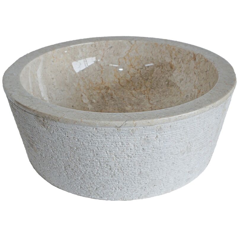 Lavabo In Marmo Marble Colore Panna