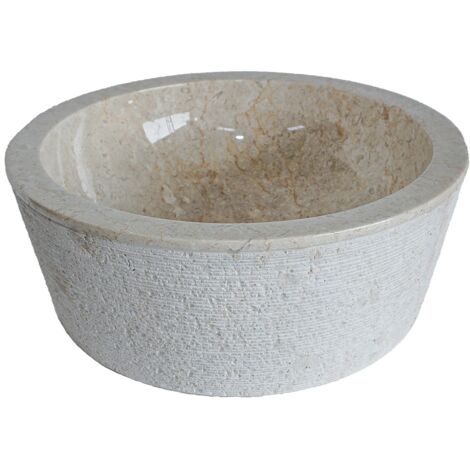 Lavabo in marmo MARBLE - colore Panna