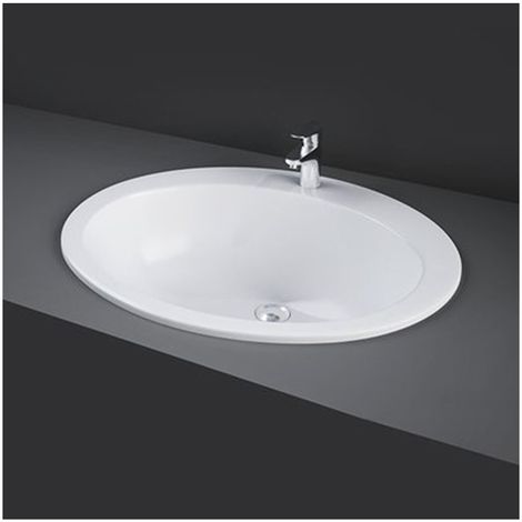 Lavabo freestanding scarico suolo completo di sifone e tubo flessibile di  scarico Ø 46 cm kracklite axa - db