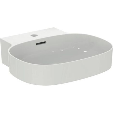 Lavabo IS Linda-X 1 trou avec vidange 500x480x135mm Blanc