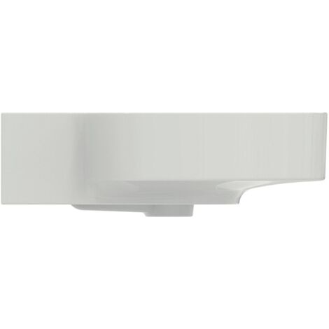 Lavabo IS Linda-X sans trop-plein avec vidage 500x480x135mm Blanc