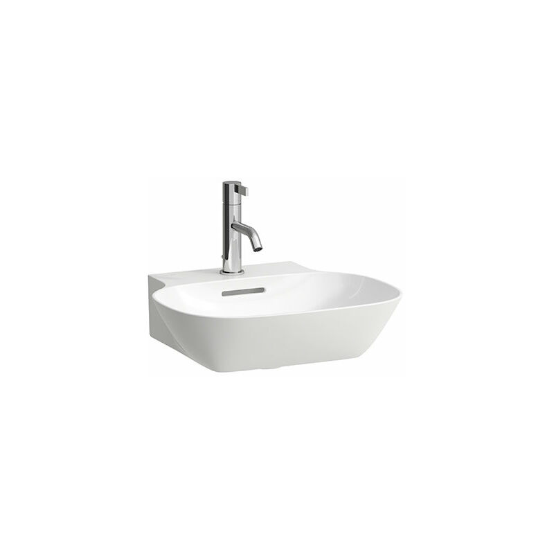 

Lavabo INO, 1 agujero para grifo, con rebosadero, 450x410, blanco H815301, color: Blanco con LCC - H8153014001041 - Laufen