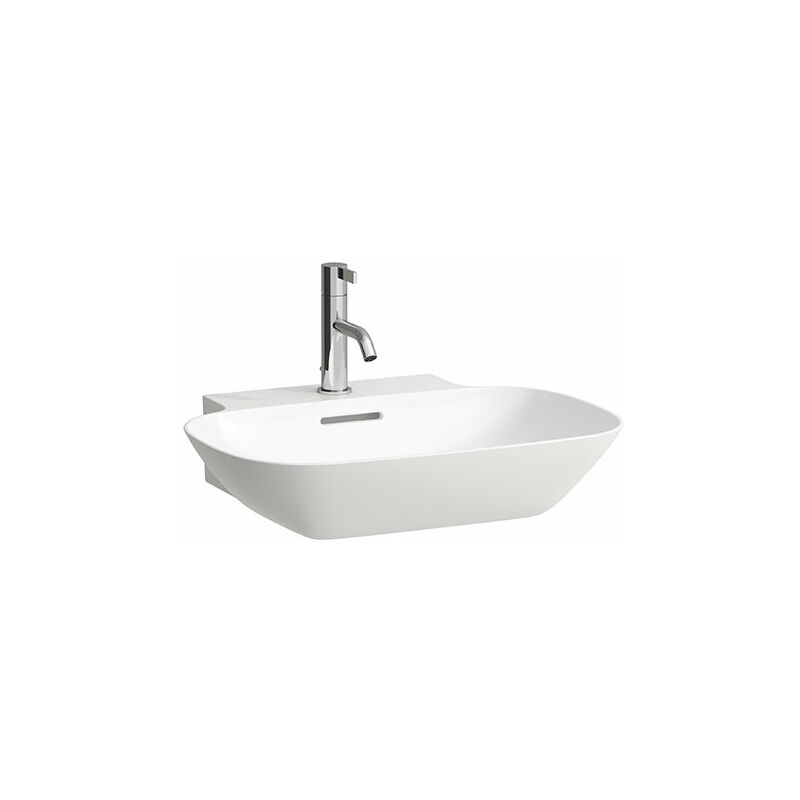 

Lavabo INO de sobre encimera, sin agujero para grifo, con rebosadero, US cerrado 560x450, blanco, color: Blanco - H8163020001091 - Laufen