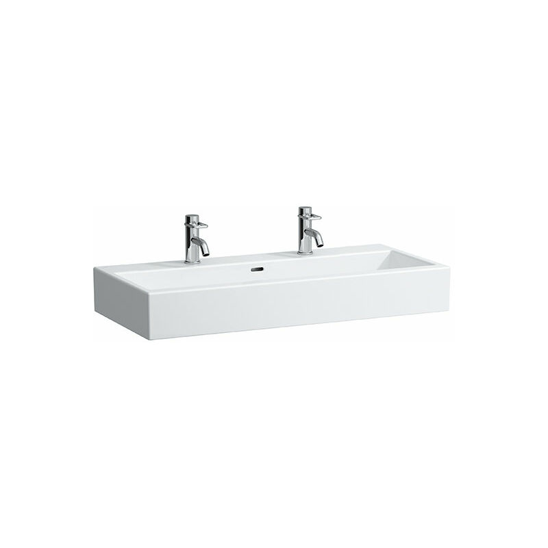 

Lavabo Living City Countertop, 1 agujero para grifo, con rebosadero, 1000x460 ,blanco - H8184380001041 - Laufen