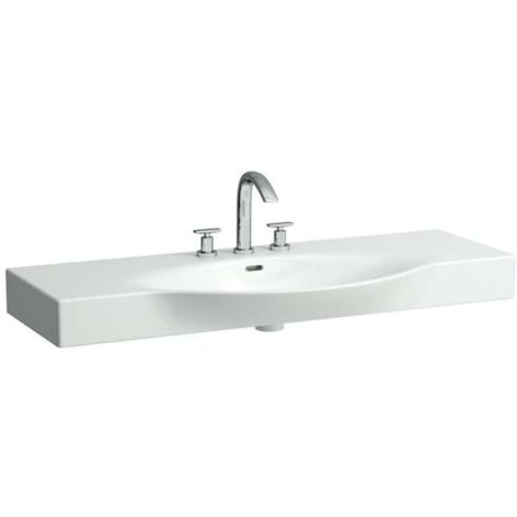 Lavabo LAUFEN Palace, 1 agujero para grifo, con rebosadero,