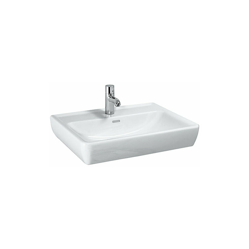 

Lavabo PRO A, 1 agujero para grifo, con rebosadero, 550x480, blanco, color: Blanco con LCC - H8189514001041 - Laufen