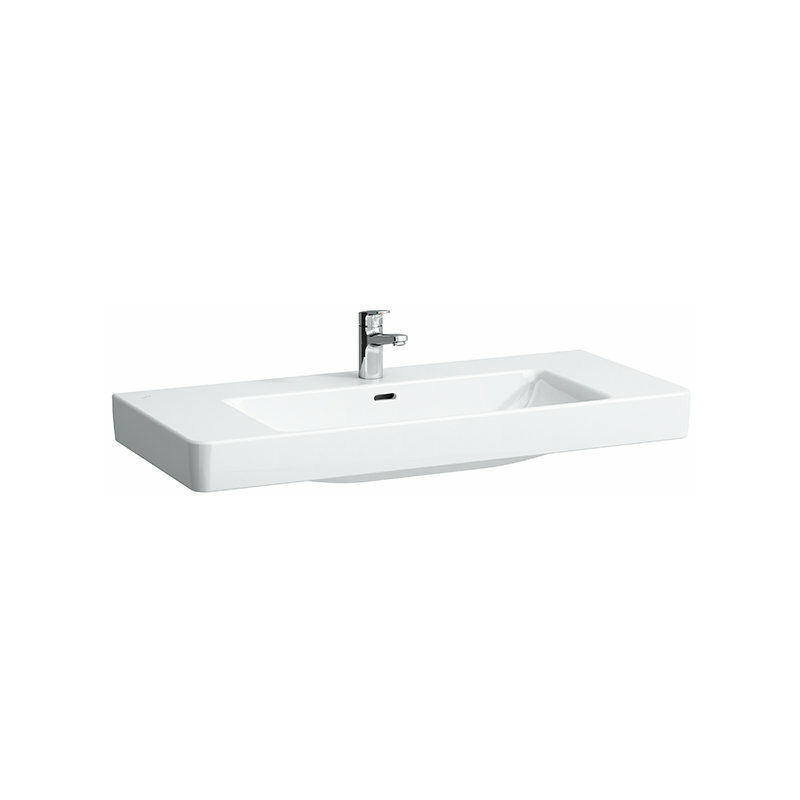 

Lavabo PRO S, 1 agujero para grifo, con rebosadero, 1050x460, blanco, color: Blanco - H8139660001041 - Laufen