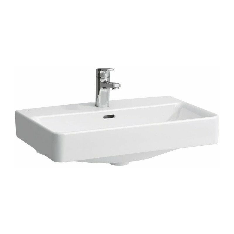 

Lavabo PRO S 600 x 380 mm con rebosadero, versión 1 orificio para grifería blanco LCC - Laufen